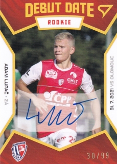 21-22 Fortuna Liga - Adam LUPAČ č. DR15 AUTO 30/99