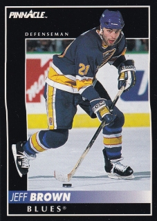 92-93 Pinnacle - Jeff BROWN č. 13