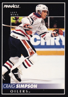92-93 Pinnacle - Craig SIMPSON č. 321