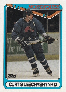 90-91 Topps - Curtis LESCHYSHYN č. 216