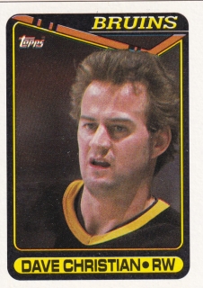 90-91 Topps - Dave CHRISTIAN č. 263