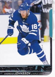 18-19 Upper Deck - Andreas JOHNSSON č. 492 (RC)