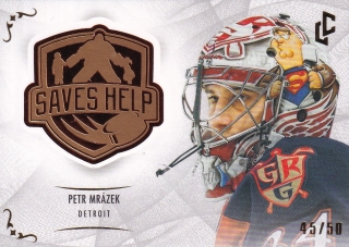 2022 Saves Help Memorabilia - Petr MRÁZEK č. SH-27 45/50