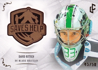 2022 Saves Help Memorabilia - David RITTICH č. SH-32 45/50