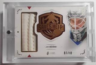 2022 Saves Help Memorabilia - Jan RŮŽIČKA č. SHM-35 Glove 07/10