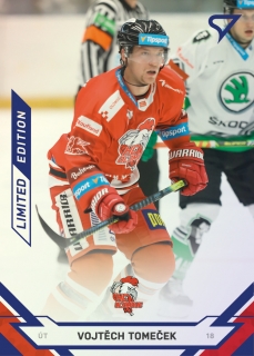 21-22 Tipsport Extraliga - Vojtěch TOMEČEK č. 327 Blue x/99