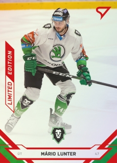 21-22 Tipsport Extraliga - Mário LUNTER č. 299 Red x/49