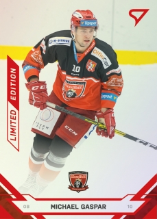 21-22 Tipsport Extraliga - Michael GASPAR č. 302 Red x/49