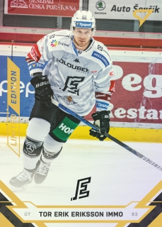 21-22 Tipsport Extraliga - Tor Erik ERIKSSON IMMO č. 342 Gold x/19