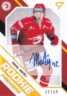 21-22 Tipsport Extraliga - Pavel MATĚJ č. RP-11 AUTO 37/49