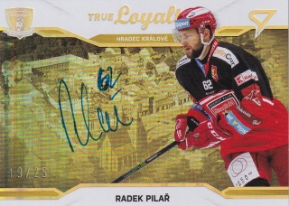 21-22 Tipsport Extraliga - Radek PILAŘ č. TLS-12 AUTO 19/25