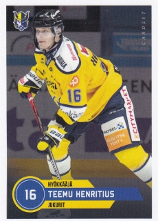 20-21 Cardset - Teemu HENRITIUS no. 046