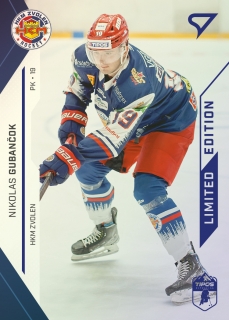 21-22 Tipos Extraliga - Nikolas GUBANČOK č. 222 BLUE x/65