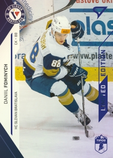21-22 Tipos Extraliga - Daniil FOMINYCH č. 248 BLUE x/65