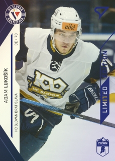 21-22 Tipos Extraliga - Adam LUKOŠÍK č. 250 BLUE x/65