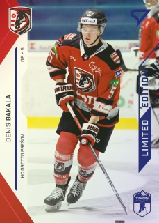 21-22 Tipos Extraliga - Denis BAKALA č. 262 BLUE x/65