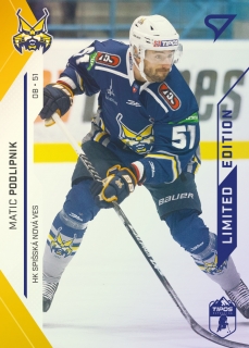 21-22 Tipos Extraliga - Matic PODLIPNIK č. 318 BLUE x/65