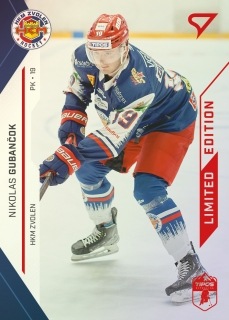 21-22 Tipos Extraliga - Nikolas GUBANČOK č. 222 RED x/35