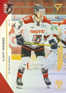 21-22 Tipos Extraliga - Albert MICHNÁČ č. 268 GOLD x/15