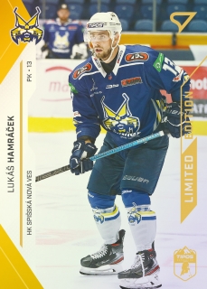 21-22 Tipos Extraliga - Lukáš HAMRÁČEK č. 321 GOLD x/15