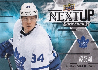 Auston MATTHEWS 17-18 UD Compendium č. NU-SP