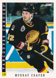 1993-94 Score - Murray CRAVEN č. 49
