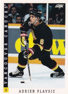 1993-94 Score - Adrien PLAVSIC č. 358