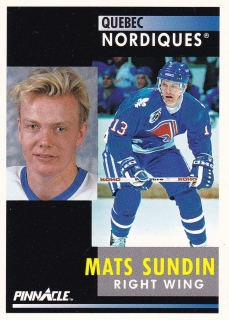 91-92 Pinnacle - Mats SUNDIN č. 10