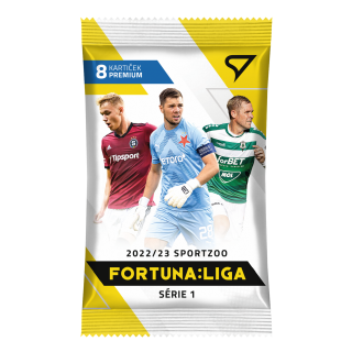 22-23 Fortuna Liga 1.série PREMIUM balíček (8 karet)
