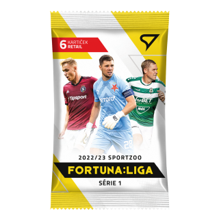 22-23 Fortuna Liga 1.série RETAIL balíček (6 karet)
