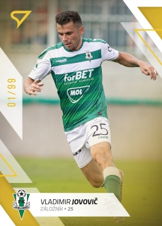 22-23 Fortuna Liga - Vladimir JOVOVIČ č. 158 GOLD x/99
