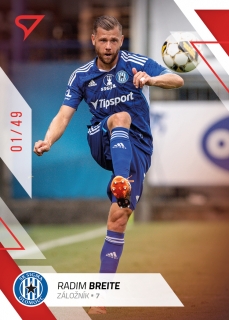 22-23 Fortuna Liga - Radim BREITE č. 096 RED x/49