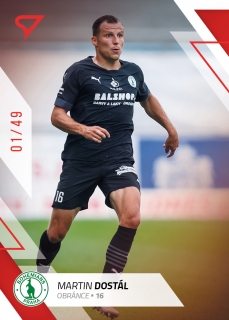 22-23 Fortuna Liga - Martin DOSTÁL č. 165 RED x/49