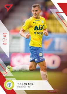 22-23 Fortuna Liga - Robert JUKL č. 180 RED x/49