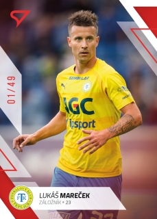 22-23 Fortuna Liga - Lukáš MAREČEK č. 183 RED x/49