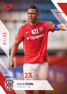 22-23 Fortuna Liga - Jakub ŠURAL č. 191 RED x/49