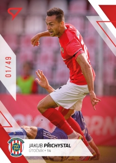 22-23 Fortuna Liga - Jakub PŘECHYSTAL č. 197 RED x/49