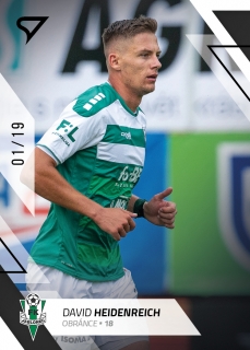 22-23 Fortuna Liga - David HEIDENREICH č. 152 BLACK x/19