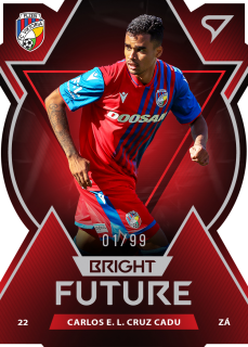 22-23 Fortuna Liga - Carlos E. L. Cruz CADU č. BF-1 CUT VERSION x/99