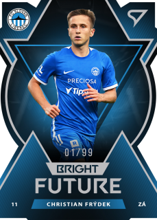 22-23 Fortuna Liga - Christian FRÝDEK č. BF-9 CUT VERSION x/99