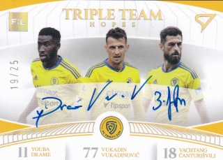 22-23 Fortuna Liga - Youba DRAMÉ/Vukadin VUKADINOVIČ/Vachtang ČANTURIŠVILI č. TTSZLN AUTO 19/25