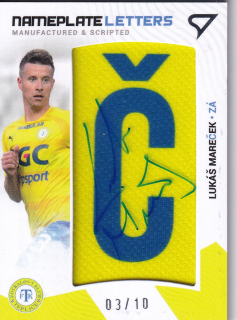 22-23 Fortuna Liga - Lukáš MAREČEK č. NL-LM 03/10