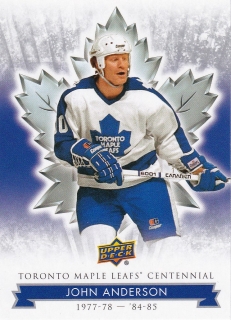 17-18 Toronto Maple Leafs Centennial - John ANDERSON č. 14