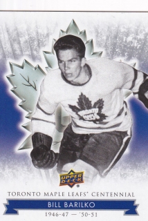 17-18 Toronto Maple Leafs Centennial - Bill BARILKO č. 23