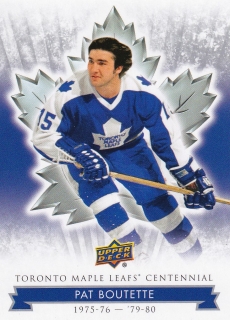 17-18 Toronto Maple Leafs Centennial - Pat BOUTETTE č. 73