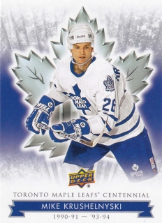17-18 Toronto Maple Leafs Centennial - Mike KRUSHELNYSKI č. 74