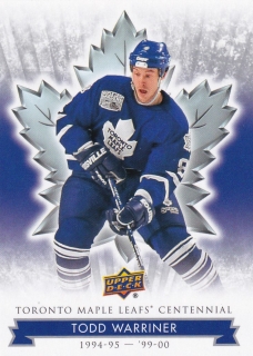 17-18 Toronto Maple Leafs Centennial - Todd WARRINER č. 77