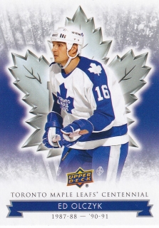 17-18 Toronto Maple Leafs Centennial - Ed OLCZYK č. 78
