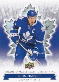 17-18 Toronto Maple Leafs Centennial - Dion PHANEUF č. 83