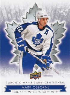 17-18 Toronto Maple Leafs Centennial - Mark OSBORNE č. 86